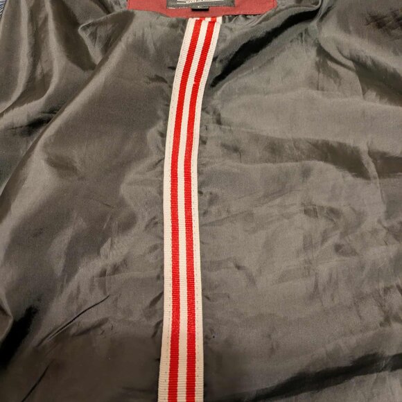 Vogue Fashion Lightweight Bomber Jacket Mens Large Full Front Zipper Stylish - Picture 12 of 14